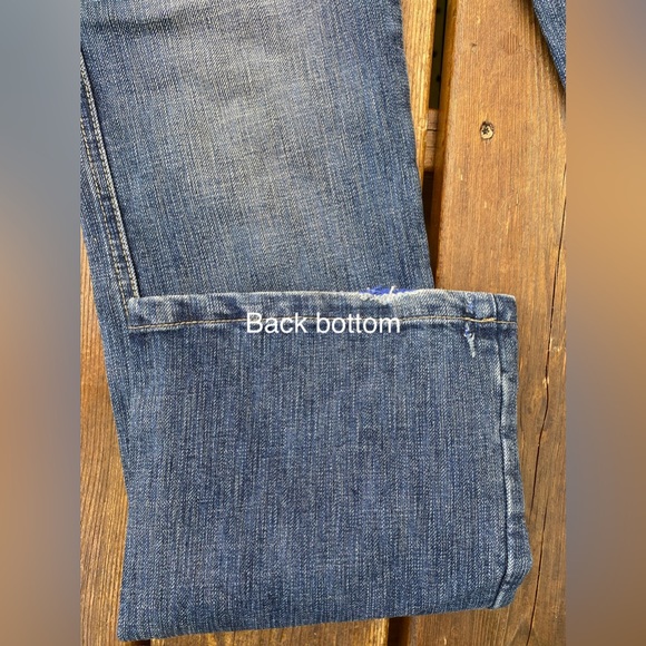 BURBERRY Distressed/Large LOGO 5 Pocket/straight leg Jeans🔥EUC🔥30”waist,UNISEX - Picture 7 of 16